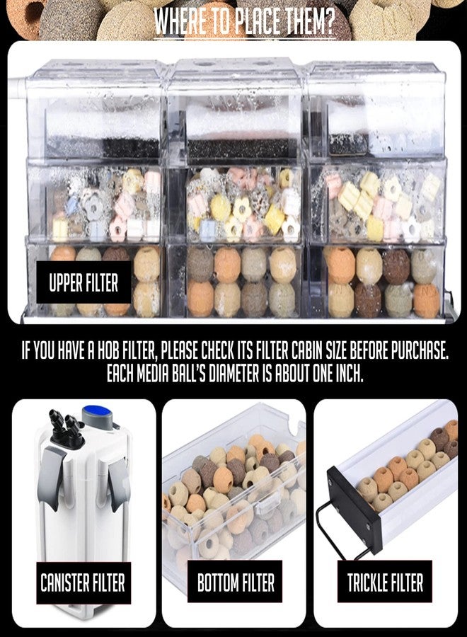 VAYINATO® Nano Bacteria Culture Ball Imported Aquarium Filter Media for Marine & Fresh Water and Planted Tank | 600g with Net Bag by by Petzlifeworld - Image 4